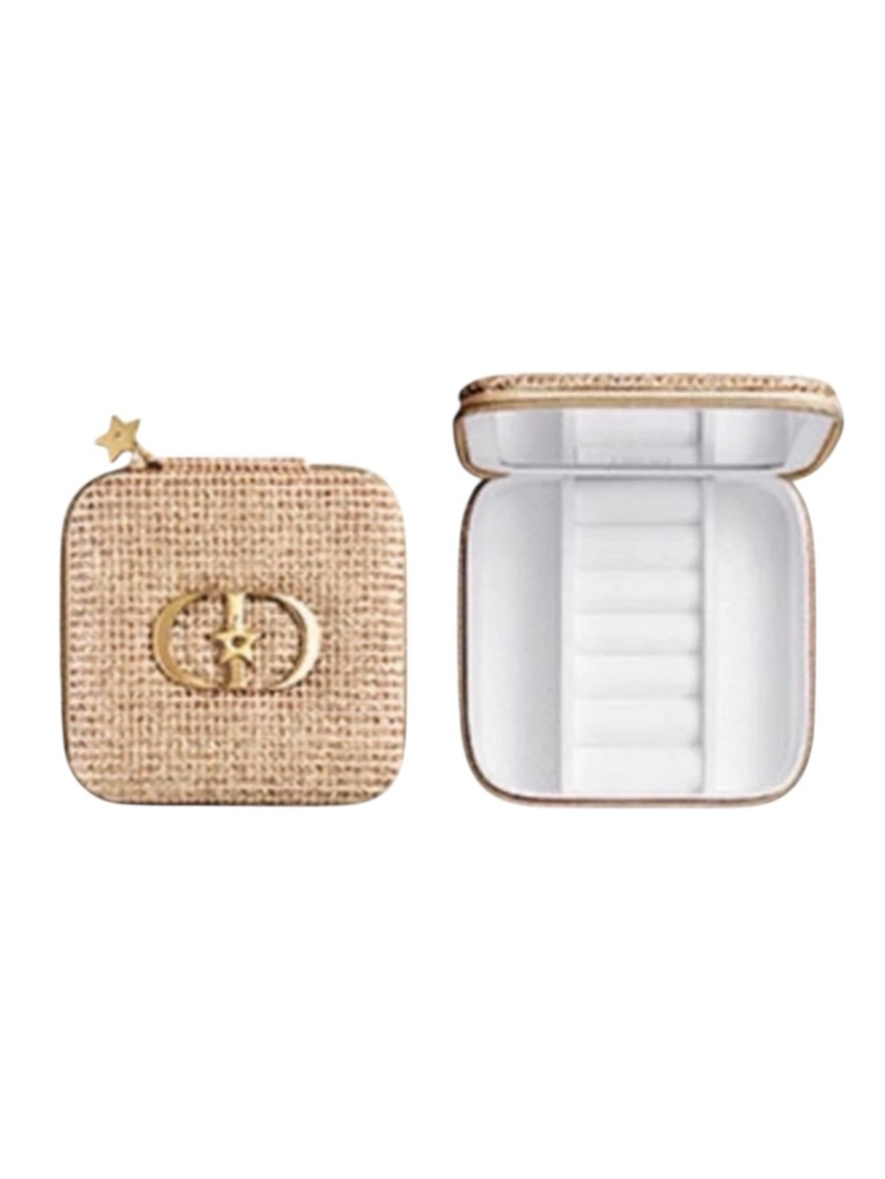Dior Beauty Gold Square Jewelry Case